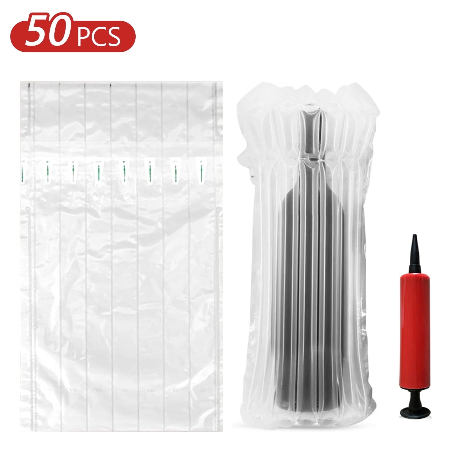 Semfri 20 Pcs Wine Bottle Protector Inflatable Air Column Packaging ...