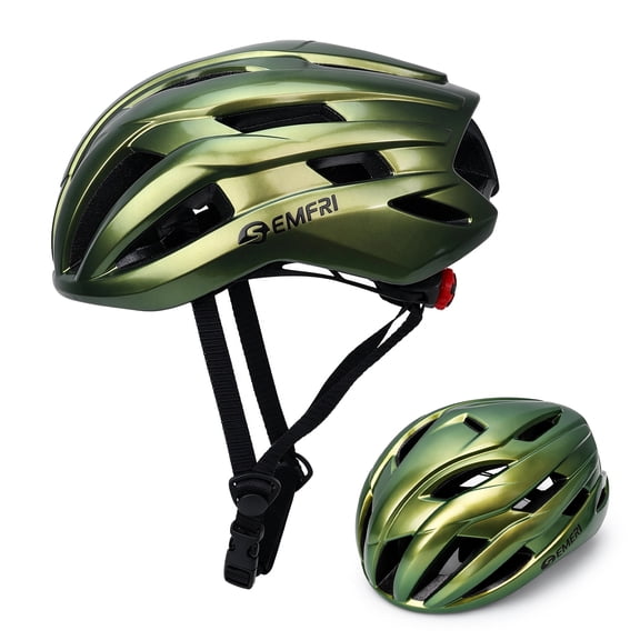 Semfri Adult Cycling Helmet Road Bicycle Helmet Bike Helmet Adjustable Size for Men Women Gold