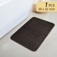 thumbnail image 1 of Semfri Brown Memory Foam Bathroom Mat 20 x 32 inch Rug Bathroom Rugs Bath Rug for Bathroom Floor Shower Tub, 1 of 7