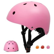 Semfri Kids Bike Helmet Toddler Helmet Ages 3-8 Years Old Boys Girls Helmet Children Pink Helmets Adjustable Skateboard Cycling Helmet for Toddler to Youth