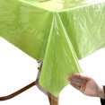 thumbnail image 1 of Semfri Rectangle Clear Table Cloth 55 x 102 inch Wipeable Vinyl Tablecloths Protector Plastic Table Cover for Dining Tables Parties Kitchen Holidays, 1 of 1