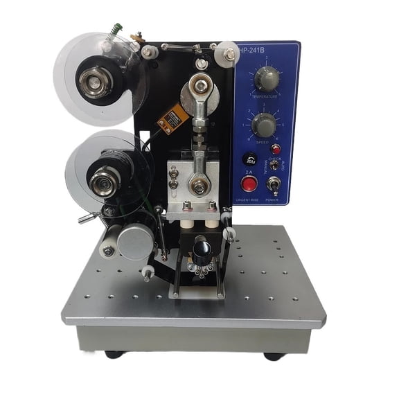 Semi Automatic Expiry Date Batch Number Code Coding Machine Hot Stamping Foil Printer Coding Machine ,Fast-Drying Ink with Crisp Output