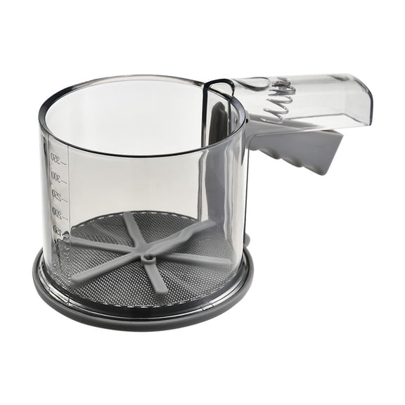 Semi-Automatic Flour Sifter Double Layer Fine Mesh Hand Press Kitchen Baking