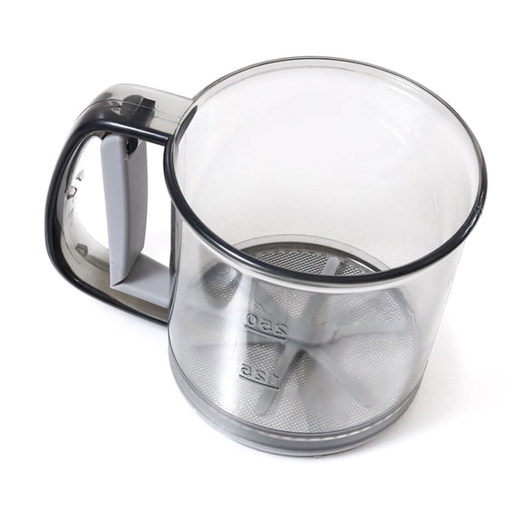 Semi Automatic Flour Sifter with Fine Meshes Screen for Uniform Sifting Preventing Lumps in Baking Ingredient