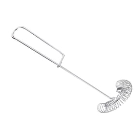 Semi-Automatic Hand Mixer Whisk,Stainless Steel Spring Rotating Egg Beater,Effortless Manual Baking Tool for Whisking,Mixing,and Frothing