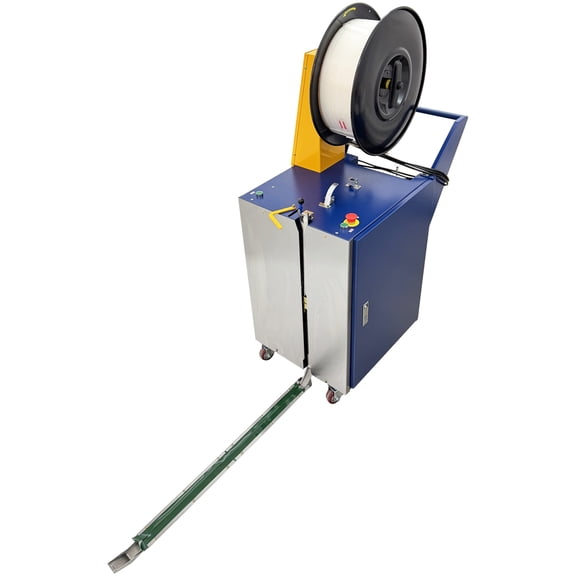 Semi Automatic PP Belt Strapping Machine Pallet Threading Machine for Warehouse Packing