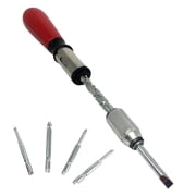 Semi Automatic Screwdriver Push Pull Ratcheting Screw Driver with Replaceable Bit Household Screwdriver Repair Tool