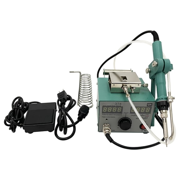 Semi-Automatic Solder Dispensing Station Foot-Operated Feeding Spot Welding Machine 110V