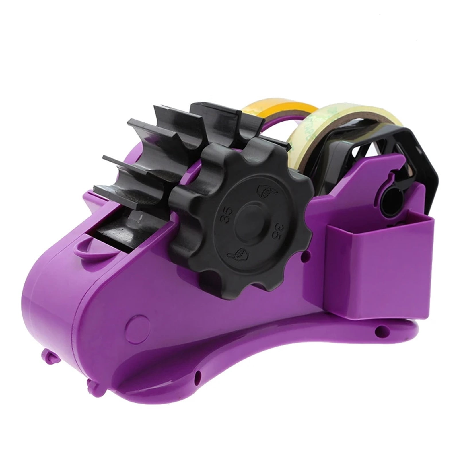 Semi-Automatic Tape Dispenser With 35Mm Fixed Length Tape Cutter Desktop Office Packaging Household Tools