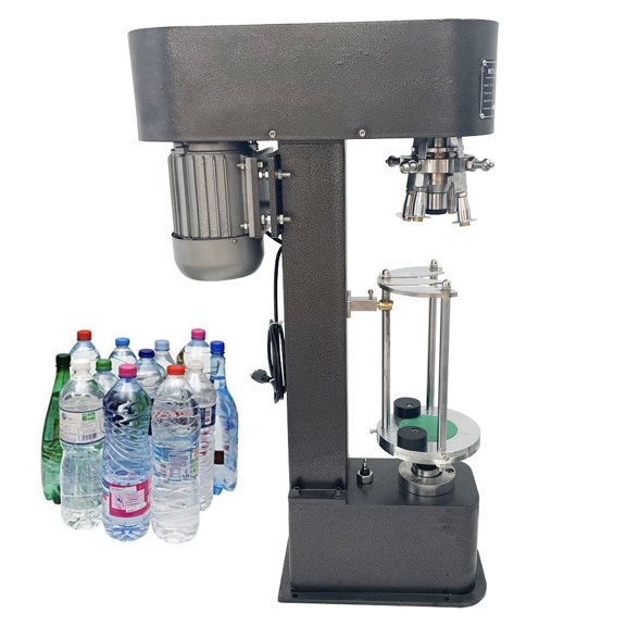 Semi-Automatic Threaded Bottle Screw Aluminum Cap Threading Machine 110V 370W