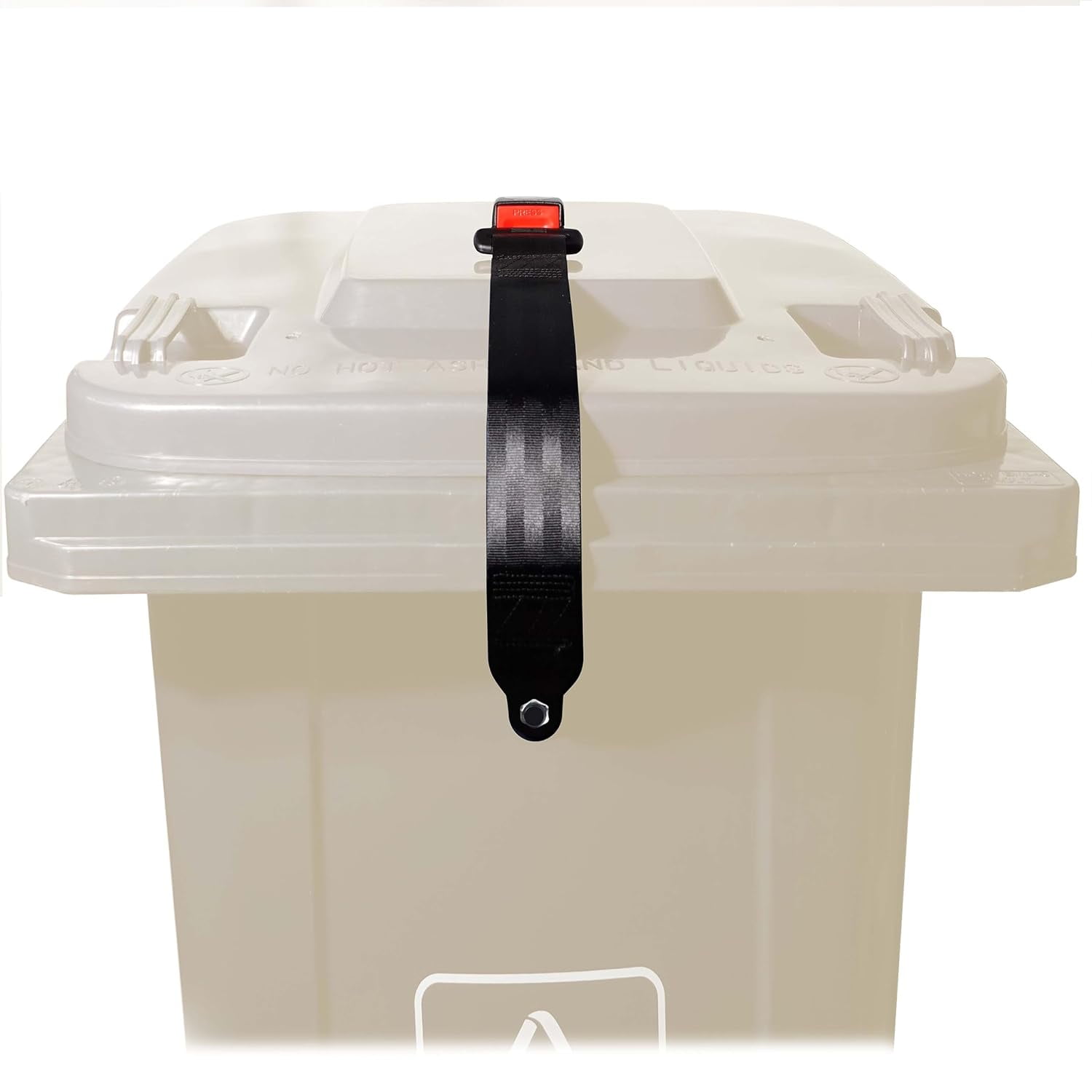 SemiAutomatic Trash Can Locks For Animals,Bear Proof Trash Can Lid Lock,Garbage Cans Lock