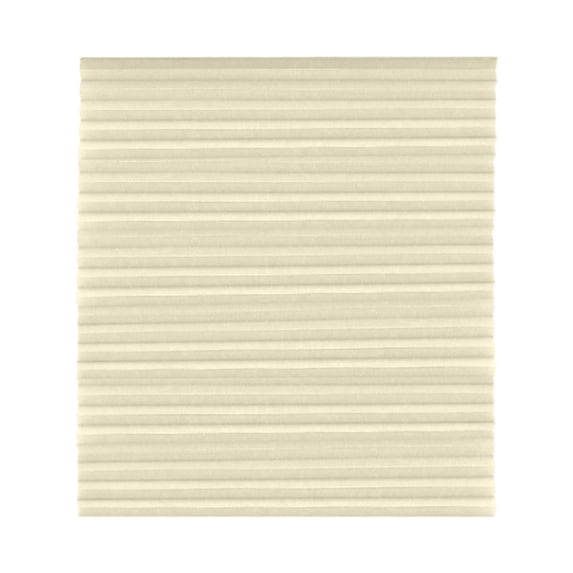 Semi-Blackout Curtains,Self Adhesive Pleated Curtains Home Privacy Curtain for Bathroom Balcony Living Room Window 35"X59" (Beige)
