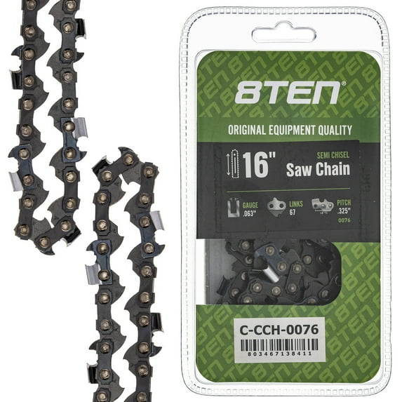 Semi Chisel Chainsaw Chain 16 inch .063 .325 67DL for Stihl MS 261 290 361 390 810-CCC2298H