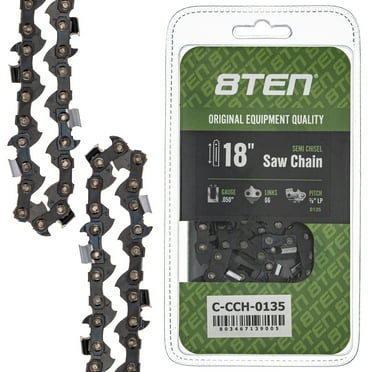 Semi Chisel Chainsaw Chain 18 inch .050 3/8 LP 66DL for Echo Stihl Poulan 810-CCC2357H