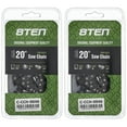 thumbnail image 1 of Semi Chisel Chainsaw Chain 20 inch .050 .325 80DL for Husqvarna Craftsman 2 Pack 810-CCC2268H, 1 of 5