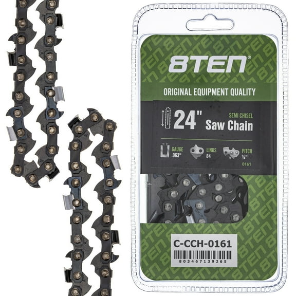 Semi Chisel Chainsaw Chain 24 inch .063 3/8 84DL for Husqvarna Jonsered Makita 810-CCC2383H