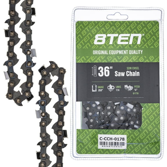 Semi Chisel Chainsaw Chain 36 inch .050 3/8 114DL for Stihl MS 390 440 810-CCC2390H
