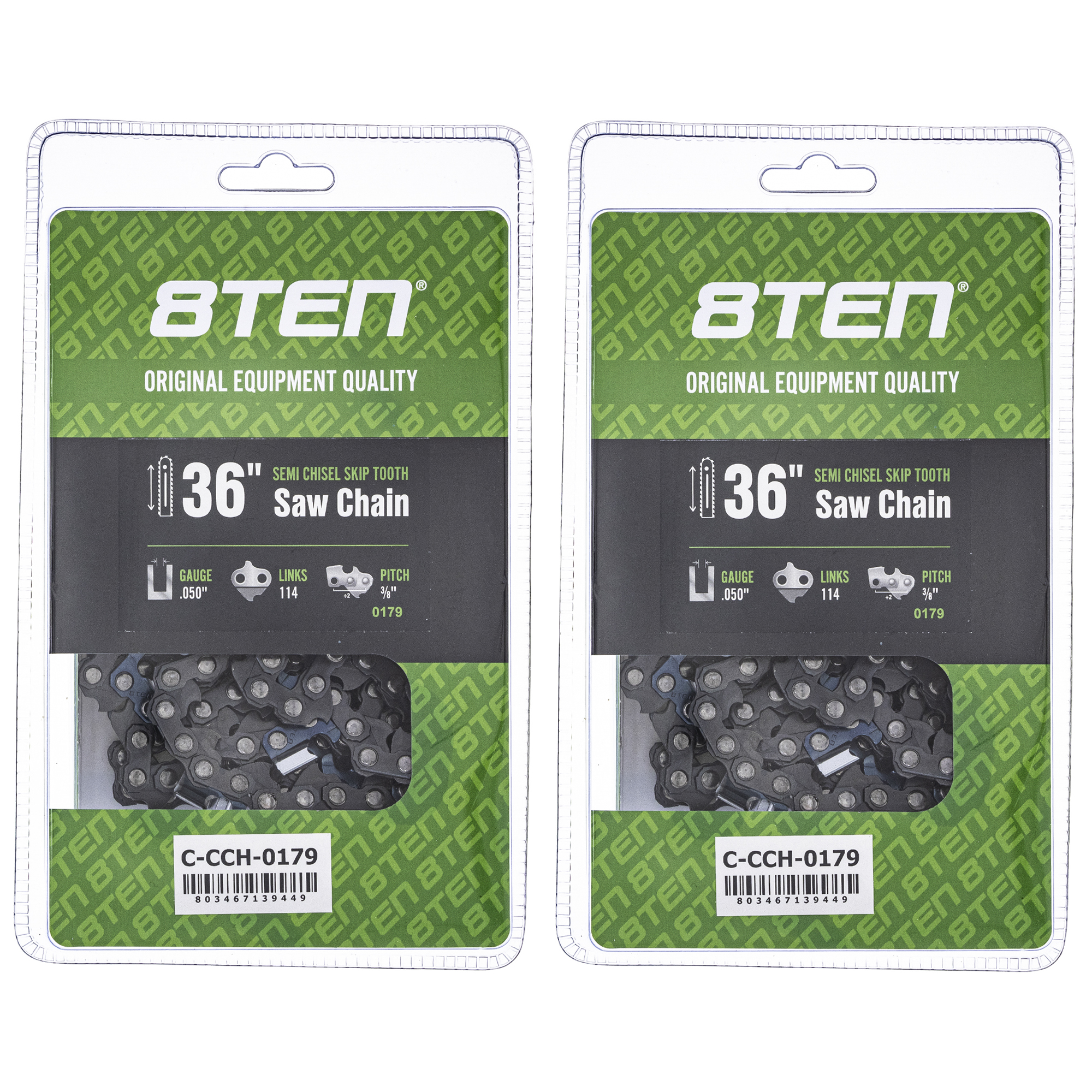 Semi Chisel Skip Tooth Chainsaw Chain 36 inch .050 3/8 114DL for Stihl