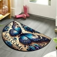 thumbnail image 1 of Semi-Circular Diatomite Floor Mat 50x80cm Large Door Mat Absorbent Non-Slip Kitchen Bathroom Rug Quick Dry Entrance Carpet Porch Mat for Home Protection, 1 of 5