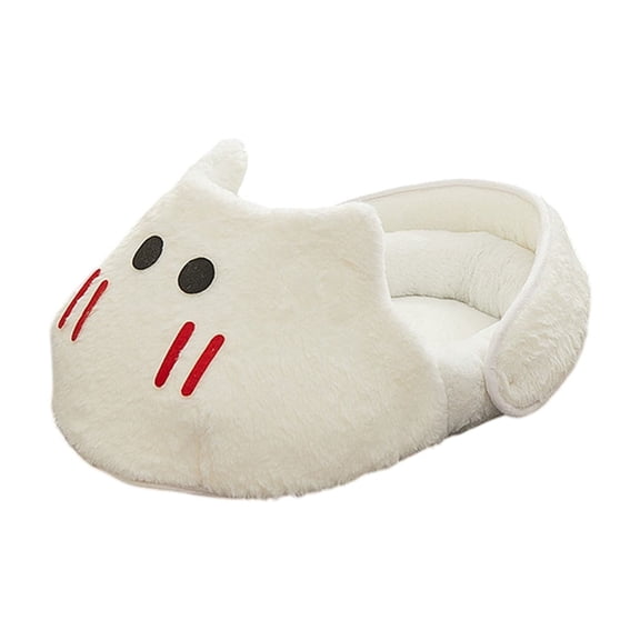 Semi Closed Cats Cellular Warm Slipper Cellular Winter Warmth Dog Kennel Pet Sleeping Bed Cats Sleeping Bag M