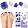 thumbnail image 1 of DUKASOU Toenail Stickers-Semi Cured Gel Toenail Strips-Klein Blue, Long Lasting DIY Salon Nail Art Stickers Kit for Adults, 26 Count, 1 of 7
