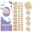 thumbnail image 1 of DUKASOU Nail Strips-Semi Cured Gel Toenail Strips (32Pcs), Salon DIY Solid Color Toenail Stickers, Long Lasting Nail Art Stickers Kit for Adults, California Sunshine, 1 of 7
