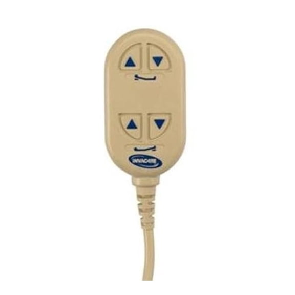 Semi-Electric Bed Pendant Control 5310IVC, Replacement Remote for Homecare Beds - Head & Foot Tilt Control, 1115288