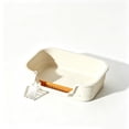 thumbnail image 1 of Semi-Enclosed Anti-Splash Cat Litter Box, ,Kitten Toilet with Litter Sifting Scoop, Open Top Anti-Splashing Cats Litter Pan for Indoor Kittens & Adult Cats - 17x11x5 inches, 1 of 7