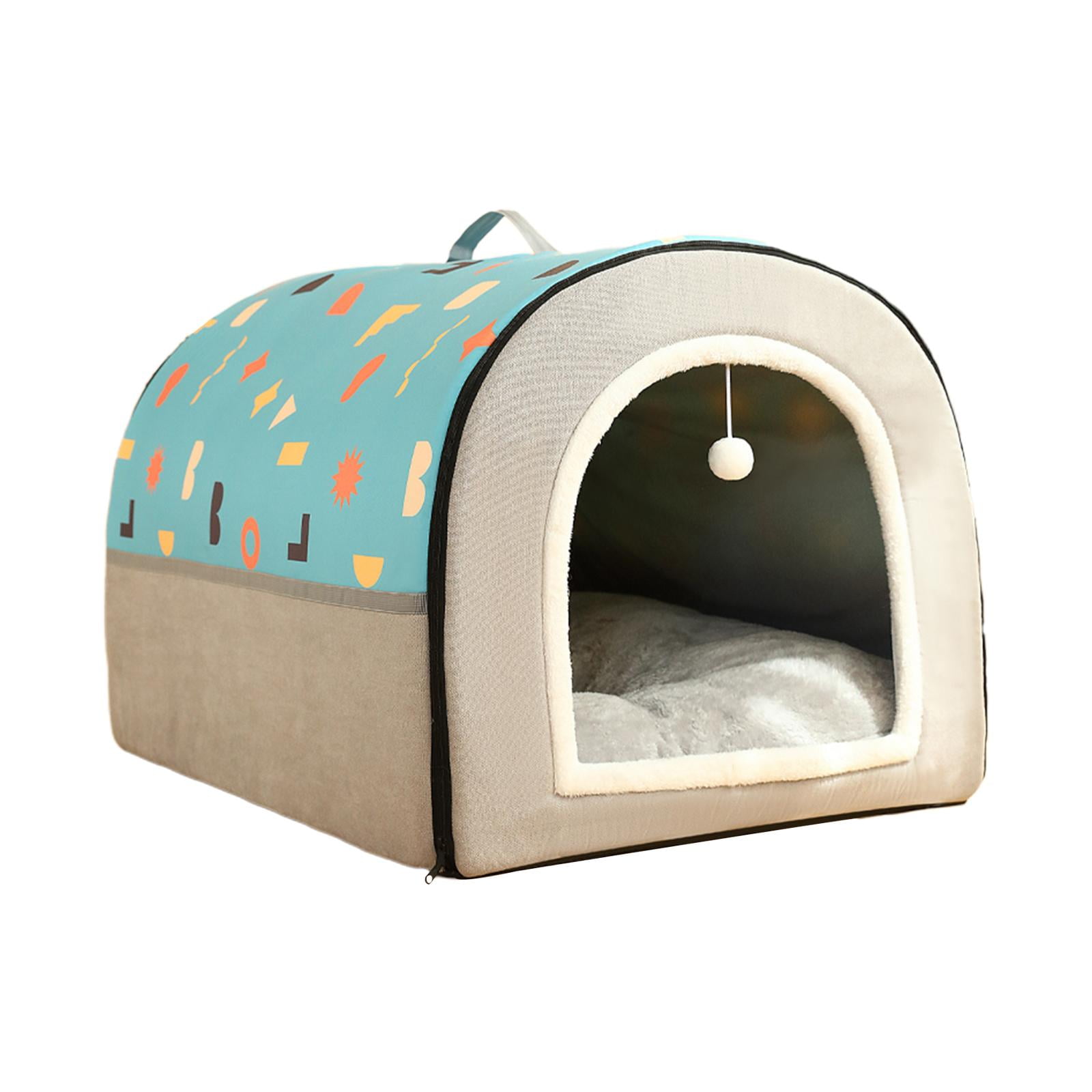 Semi Enclosed Cat Bed Cave/ Small Dog Bed Kitten Bed Kennels Pet Tents