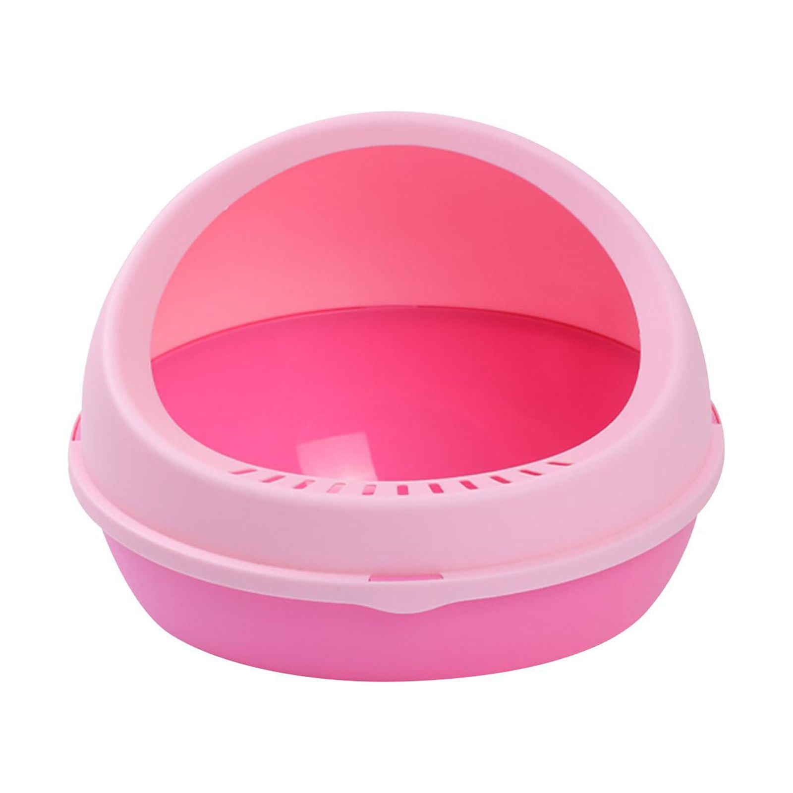 Semi Enclosed Cat , Kitten Sandbox, Easy Cleaning Portable Cat Potty