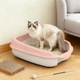 thumbnail image 1 of Semi Enclosed Cat Litter with Neutralizing Breathable Design for Easy Observation Indoor Use, 1 of 9