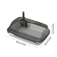 thumbnail image 1 of Semi Enclosed High Side Cat Litter Box with Splash-Proof Design & Included Scoop – Spacious, Leakproof, Easy to Clean, Suitable for Large Cats and Multiple Litter Types, 1 of 4