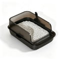 thumbnail image 1 of Semi-Enclosed High-Walled Cat Litter Box with Scoop (Anti-Scatter Design), 1 of 4