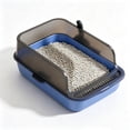 thumbnail image 1 of Semi-Enclosed High-Walled Cat Litter Box with Scoop (Anti-Scatter Design), 1 of 7