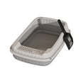thumbnail image 1 of Semi-Enclosed Litter Box with High Side Walls and Splash-Proof Design, Leak-Resistant Plastic Cat Litter Box, Easy-Clean, Includes Litter Scoop and Hanging Hook for Convenient Scooping, 1 of 6