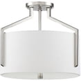 thumbnail image 1 of 93911-PN Designers Fountain Elara - 3 Light Semi-Flush Mount -12.75 Inch Tall and 15 Inch Wide, 1 of 6