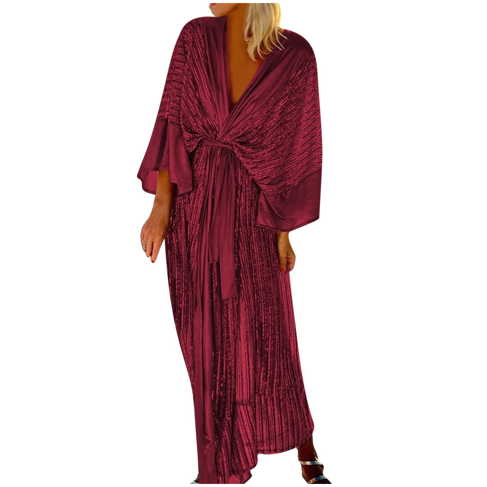 Semi Formal Dresses for Women Sequin Dress for Women Cardigan Tie