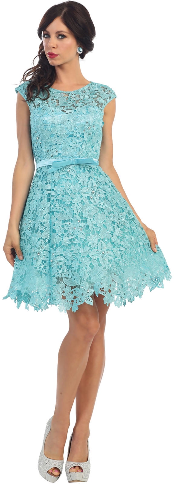 Discover 77+ short dress patterns with lace best