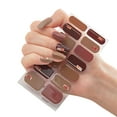 thumbnail image 1 of Semi Gel Nail Strips Patch Sliders Waterproof Gradient Adhesive Full Cover U8S4, 1 of 1