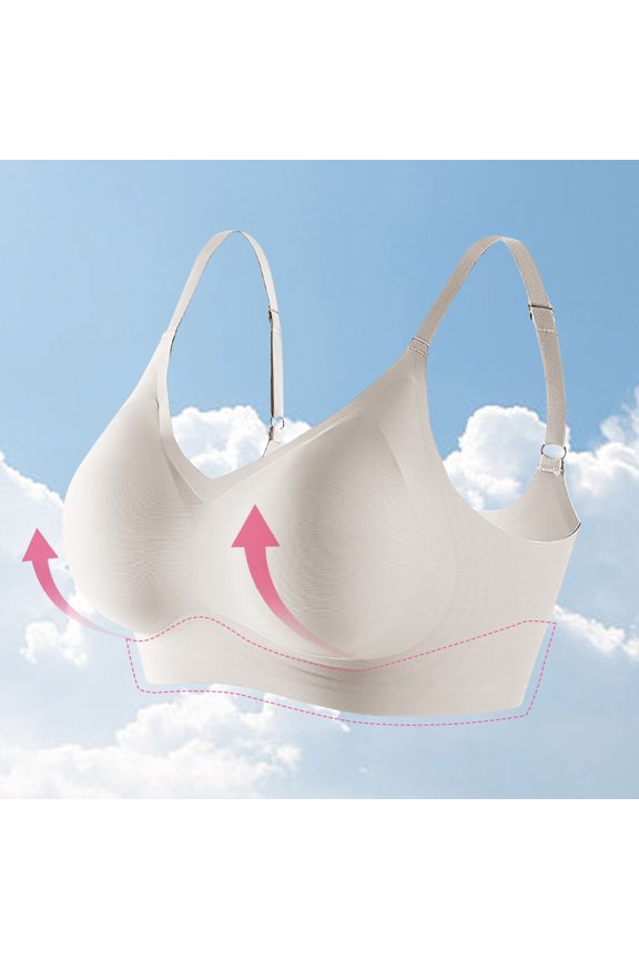 Semi Liquid Jelly Soft Support Ladies' Underwear Bra Seamless Receiving Rimless Bra Womens Running Bra Bra's Womens Sports Bras Pack Bras Packs Bra for Women with Support Womens Compression Sports Bra