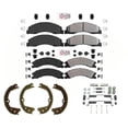 thumbnail image 1 of Semi Metallic Brake Pads Parking Brake Shoes Springs Fits 08-22 E450 Super Duty, 1 of 7
