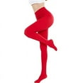 thumbnail image 1 of Semi Opaque Tights for Women Solid Colored Control Top Pantyhose, 1 of 20