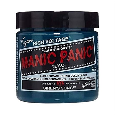 Semi Permament Hair Color, Sirens Song by Manic Panic, 4 Oz