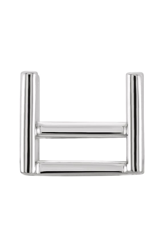 Semi-Polished 14k White Gold 2.5mm Square 4-Prong Wire Basket Setting Finding Fine Jewelry For Women Gifts For Her (Mounting Only, Not All Stones Included)