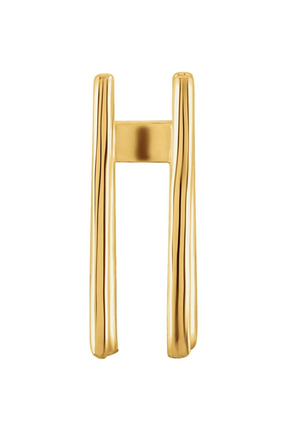 Semi-Polished 14k Yellow Gold 3mm Square 4-Prong Wire Solid Base Setting Finding Fine Jewelry For Women Gifts For Her (Mounting Only, Not All Stones Included)