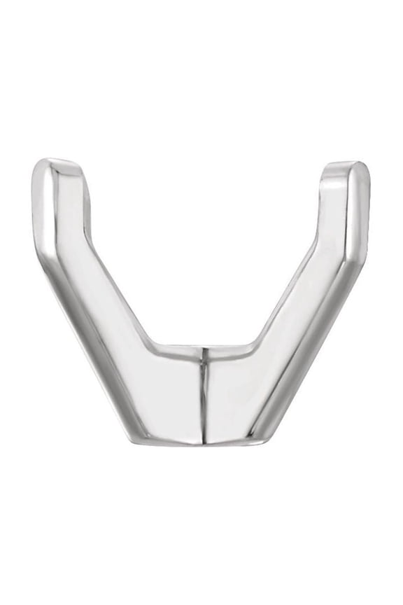 Semi-Polished Platinum 10x8mm Emerald Cut 4-Prong Shank Setting Finding Fine Jewelry For Women Gifts For Her (Mounting Only, Not All Stones Included)