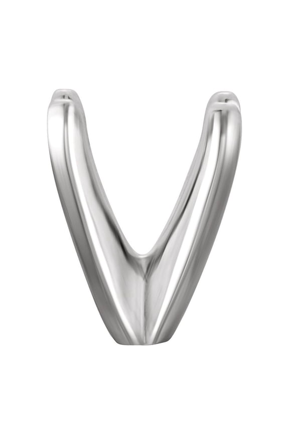 Semi-Polished Platinum 6.5mm Square Shape 4-Prong Pre-Notched Shank Setting Finding Fine Jewelry For Women Gifts For Her (Mounting Only, Not All Stones Included)