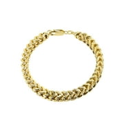 FROST NYC Semi Solid Womens Franco Bracelet 10K/14K Yellow Gold