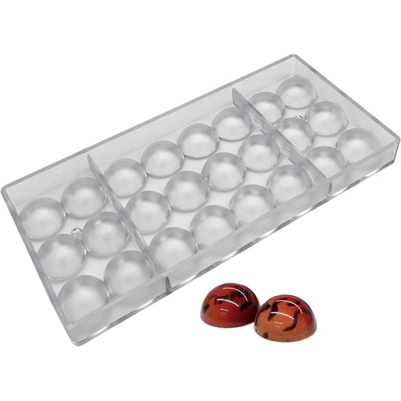 Semi Sphere Chocolate Mould PC Polycarbonate Hemisphere Chocolate Mold (s 1.2inch)