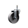 thumbnail image 1 of Semi Steel Swivel Grip Ring Stem Caster - 4" Wheel & 7/16" Stem, 1 of 2